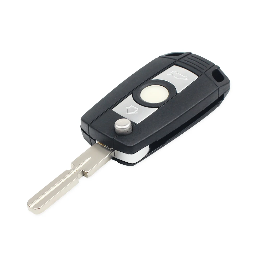 KEYYOU 3 Buttons Remote Flip Key Shell Fob Modified Case For BMW E36 E38 E39 E46 E53 E60 E61 E63 E64 1/3/5/7 Series X3 X5 Z3 Z4