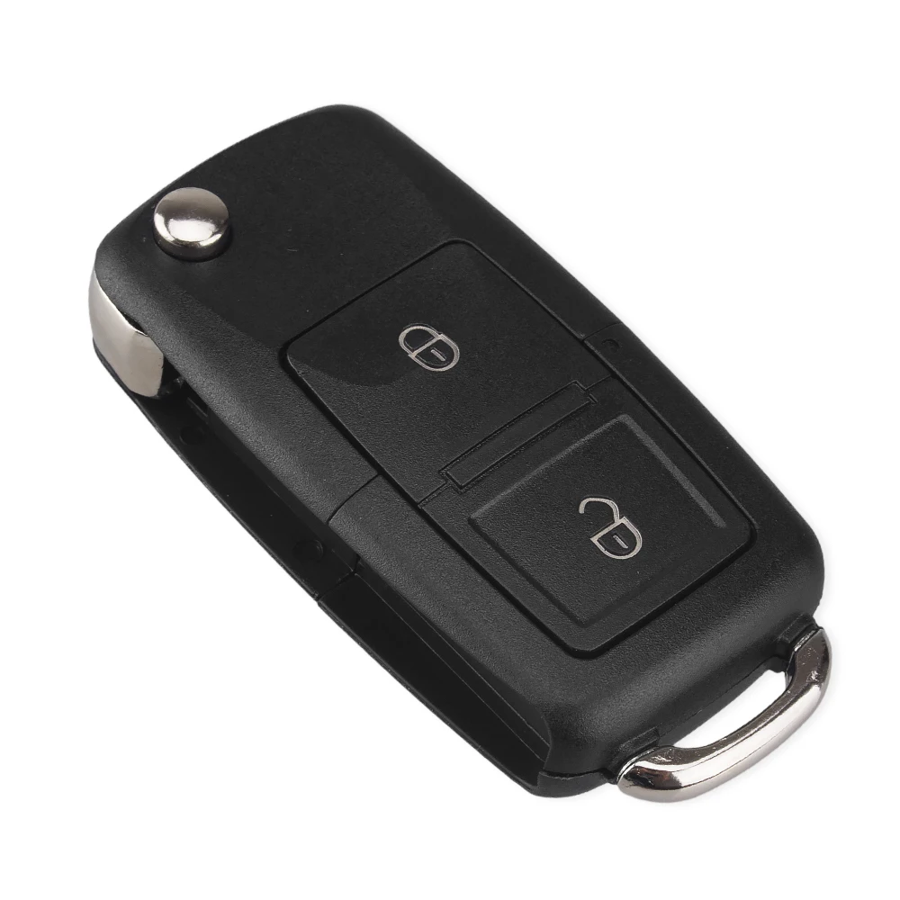 KEYYOU Remote Car Key Shell Flip Folding Car Key for VW for Volkswagen Golf 4 5 Passat B5 B6 Polo Touran For Seat Skoda Car Key
