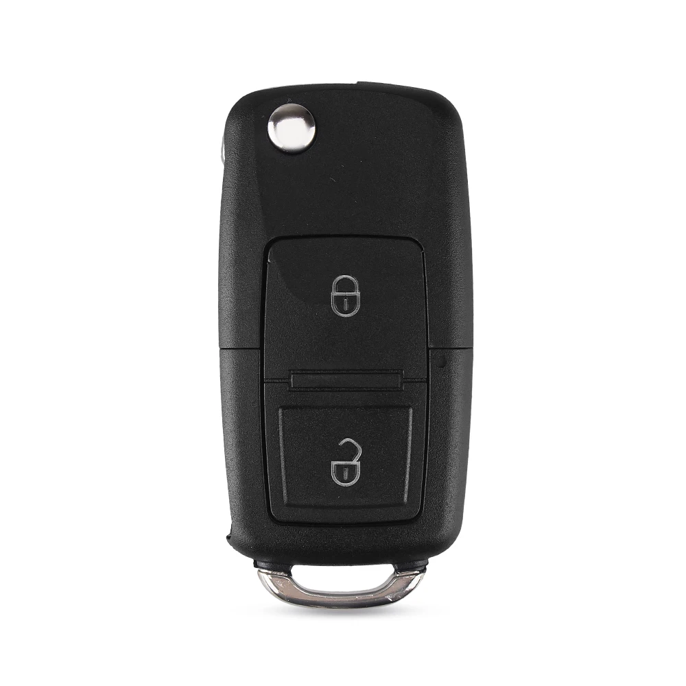 KEYYOU Remote Car Key Shell Flip Folding Car Key for VW for Volkswagen Golf 4 5 Passat B5 B6 Polo Touran For Seat Skoda Car Key