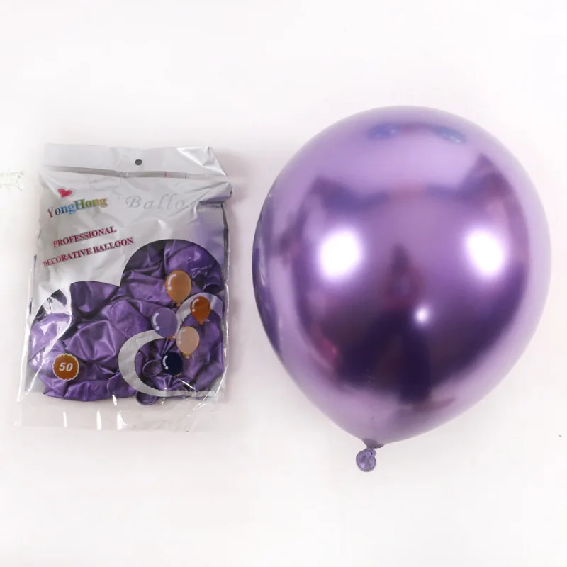5/10/12inch Birthday Balloon Premium Metallic Latex Balloons Gold Silver Fruit Green Globe Wedding Party Decoration Kids Toys