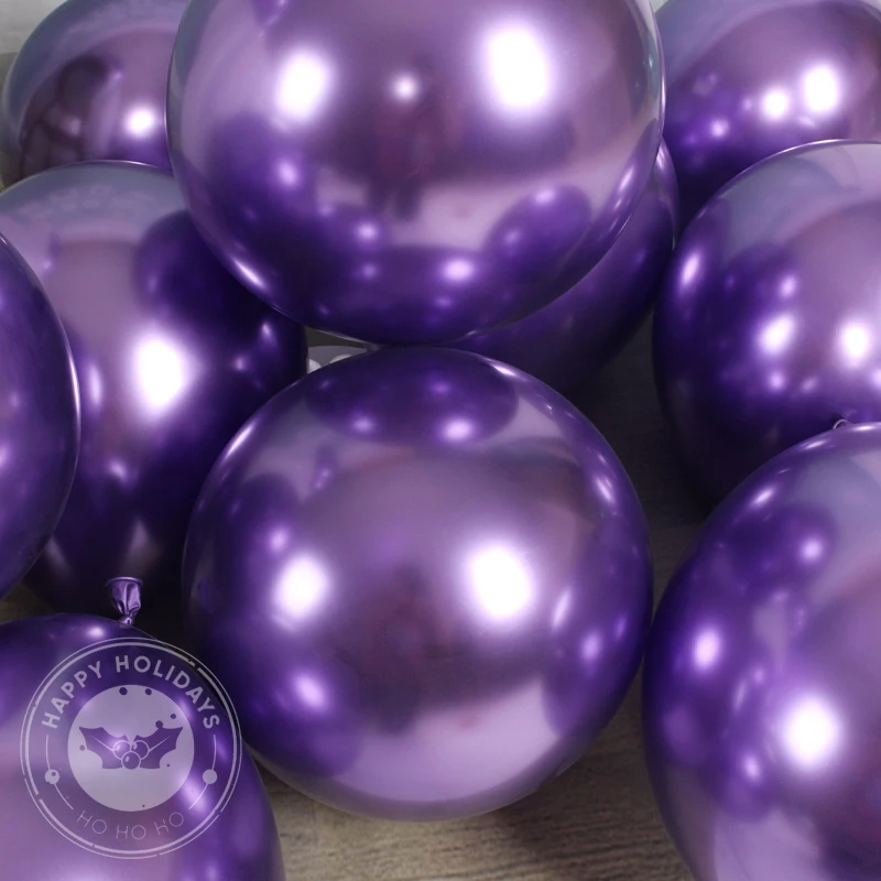 5/10/12inch Birthday Balloon Premium Metallic Latex Balloons Gold Silver Fruit Green Globe Wedding Party Decoration Kids Toys