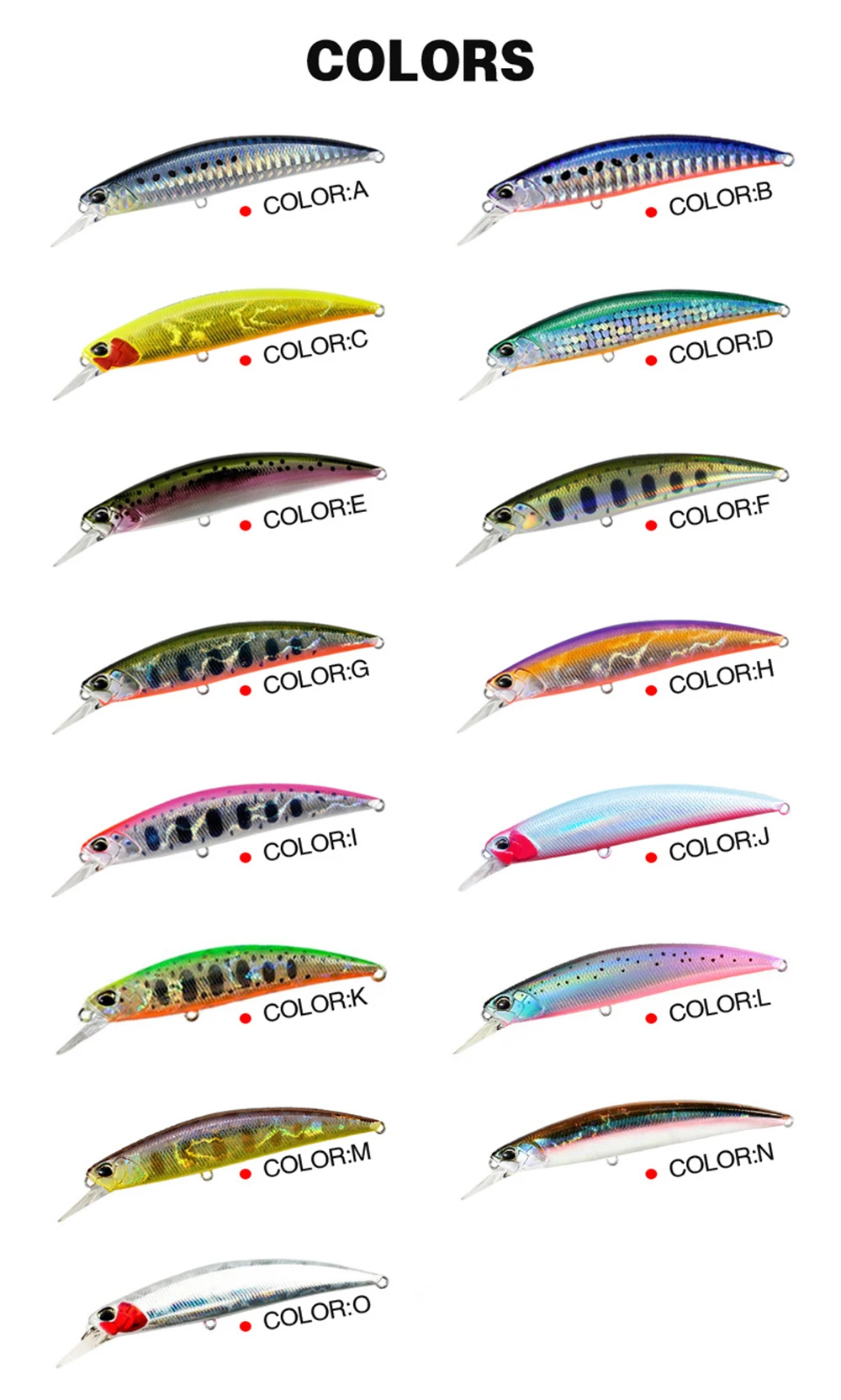 Minnow Lure Spearheadd Ryuki 95S Wobbler for Trolling 9.5cm 15g Bass Fishing Bait Wobbler Long Sinking Trolling Jerkbait Pesca
