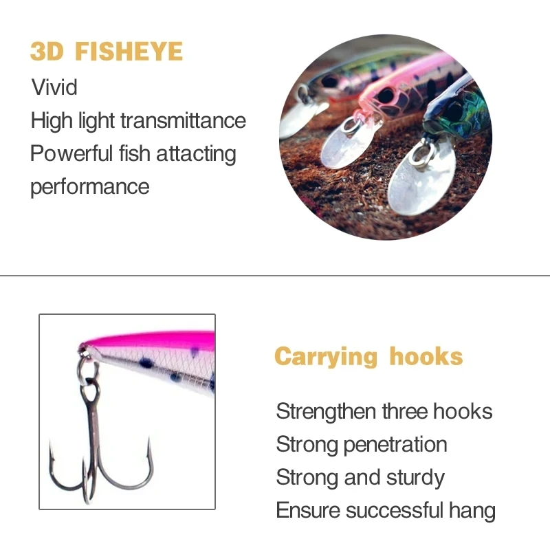 Minnow Lure Spearheadd Ryuki 95S Wobbler for Trolling 9.5cm 15g Bass Fishing Bait Wobbler Long Sinking Trolling Jerkbait Pesca