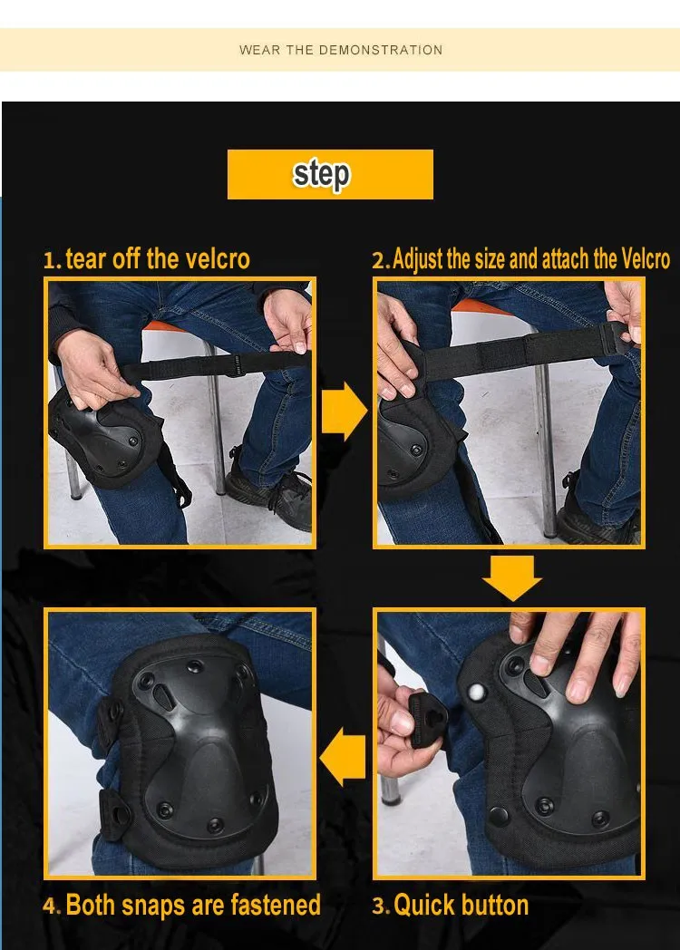 Unisex Camo Tactical KneePad Elbow Pads Knee Protector For Men Women Outdoor Sport Working Hunting Skating Safety Gear Kneecap