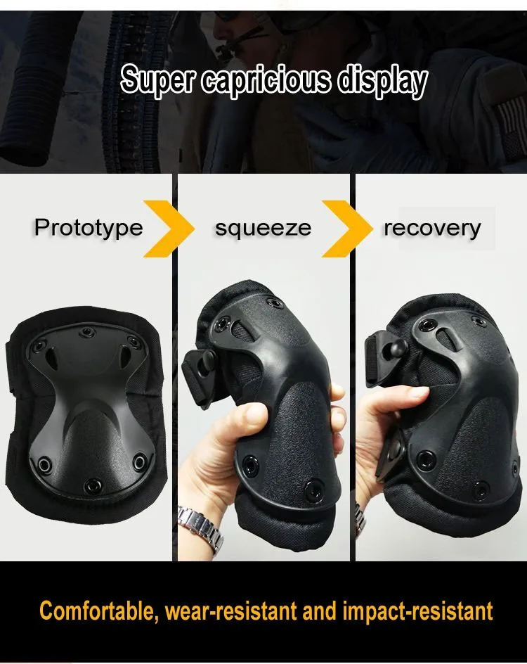 Unisex Camo Tactical KneePad Elbow Pads Knee Protector For Men Women Outdoor Sport Working Hunting Skating Safety Gear Kneecap
