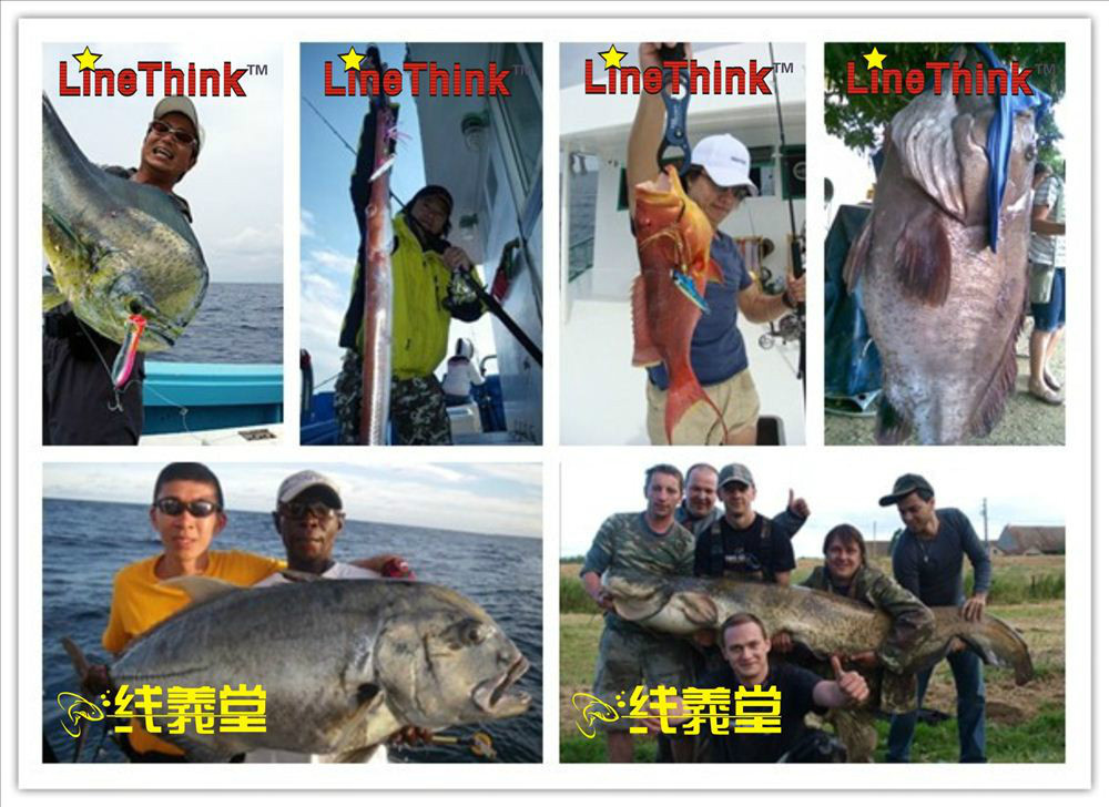 100M 300M 500M Brand LineThink GOAL Japan Multifilament 100% PE Braided Fishing Line 8LB to 100LB