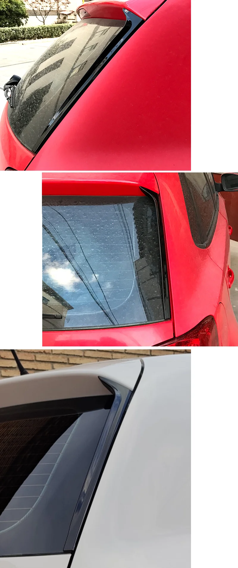 Fit For VW 2010 2011 2012 2013 2014 2015 2016 2017 2Pcs Polo Mk5 6R Headlamp Eyebrow Eyelid Cover Decorative Trim Accessories