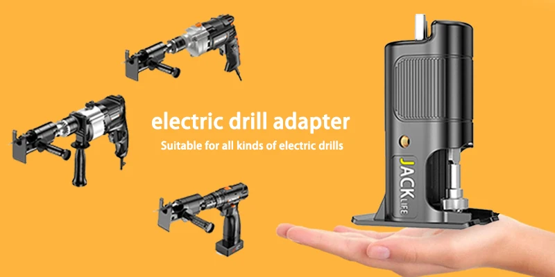 JANGKLIFE Screwdriver Conversion Head, Electric Drill to Electric Saw, Household Reciprocating Saw, Multifunctional, Wood Tools