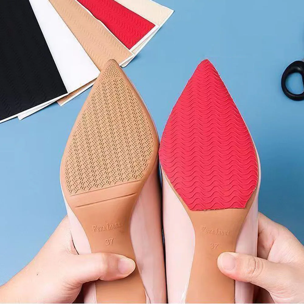 Wear-Resistant Non-Slip Shoes Mat Soles Protector Anti-slip Repair Outsoles Self-adhesive Sticker High Heel Care Bottom Patch