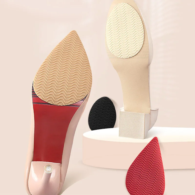Wear-Resistant Non-Slip Shoes Mat Soles Protector Anti-slip Repair Outsoles Self-adhesive Sticker High Heel Care Bottom Patch