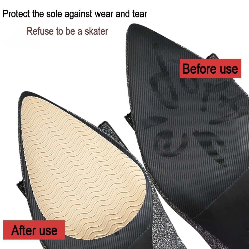 Wear-Resistant Non-Slip Shoes Mat Soles Protector Anti-slip Repair Outsoles Self-adhesive Sticker High Heel Care Bottom Patch