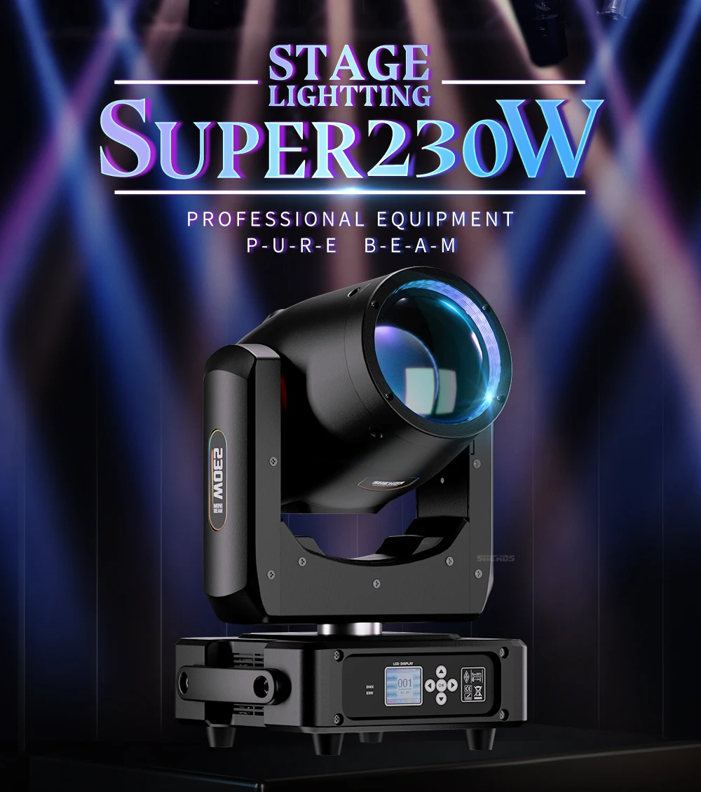 SHEHDS Bulb 1/2PCS MINI 230W 7R Bulb Moving Head Light Stronger Penetrability For DJ Disco Wedding Nightclub Theater