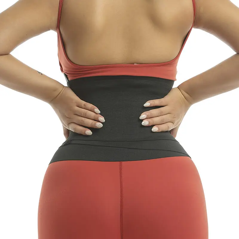 9 Steel Bones Waist Trainer Body Shaper Adjustable Belly Tummy Control Snatch Me Up Wrap Stretch Bands Slim Body Shaper Women