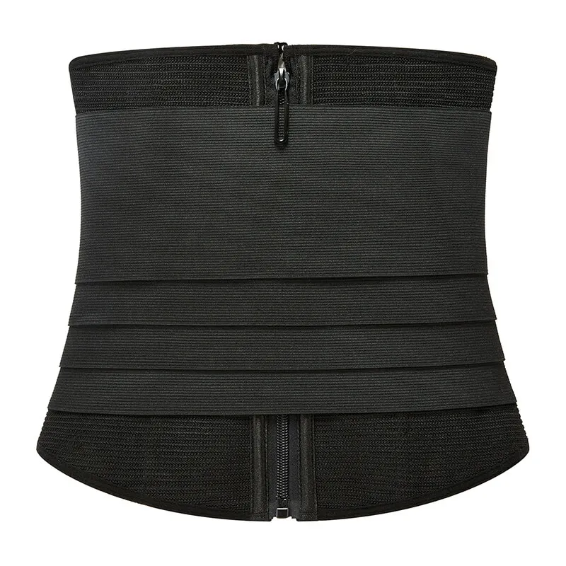 9 Steel Bones Waist Trainer Body Shaper Adjustable Belly Tummy Control Snatch Me Up Wrap Stretch Bands Slim Body Shaper Women