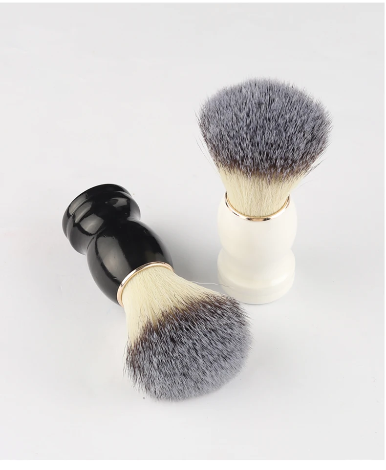 Beard Shaving Brush Makeup Brushes 1pcs Wooden Handle Bristle Hair Salon Barber Soap Foam Shave Men Facial Cleaning Tools