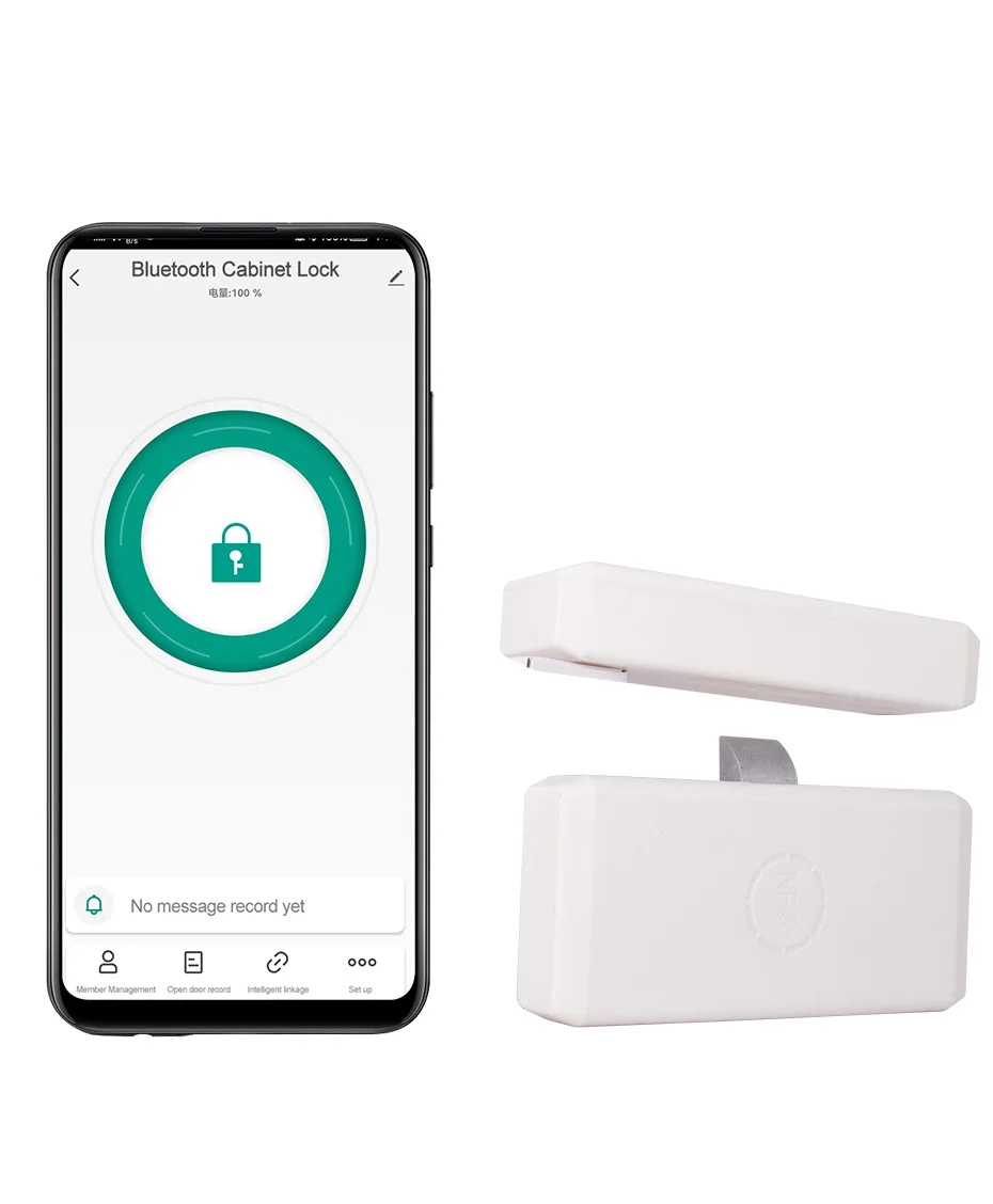 Tuya APP/EM Card Unlock Smart Drawer Lock No Hole File Cabinet Furniture Electronic Keyless Invisible NFC Sensor Locks Switch