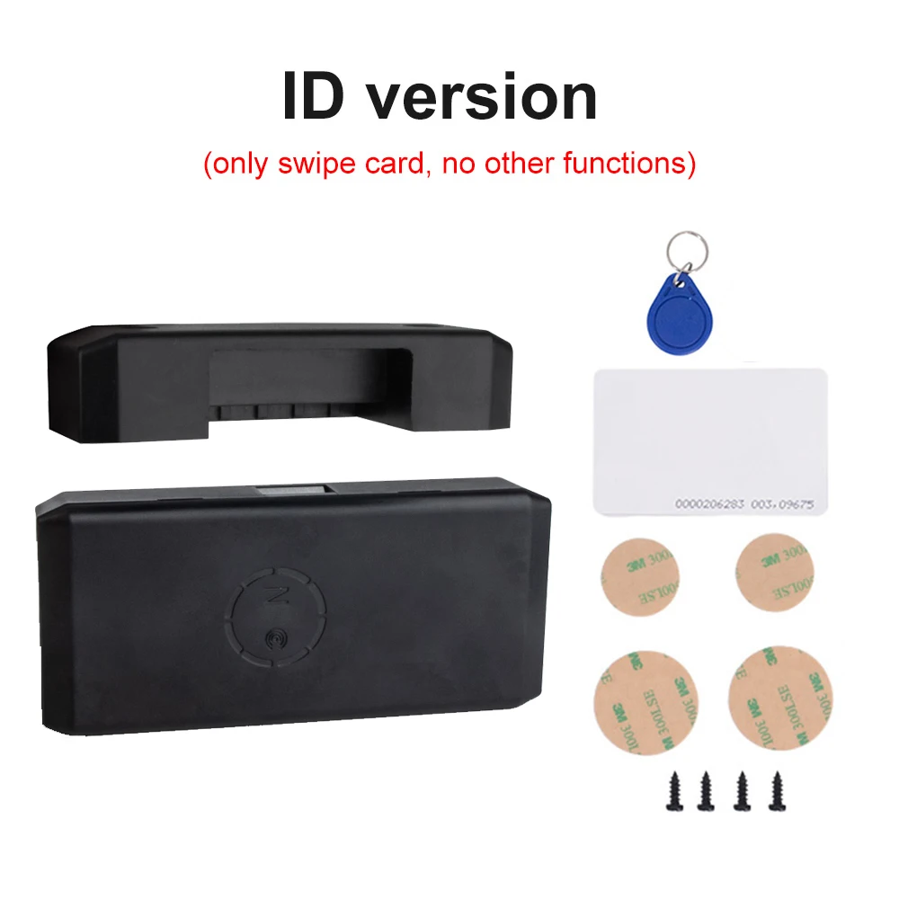 Tuya APP/EM Card Unlock Smart Drawer Lock No Hole File Cabinet Furniture Electronic Keyless Invisible NFC Sensor Locks Switch