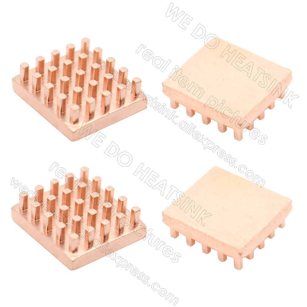 WE DO HEATSINK Small Tiny Useful Pure Copper Heat Sink Without or With Thermal Pad For Raspberry Pi Banana Pi IC Chipset Package