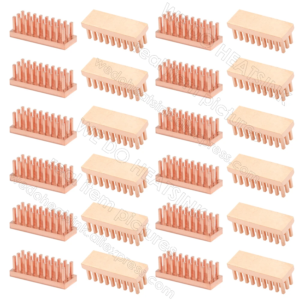 WE DO HEATSINK Small Tiny Useful Pure Copper Heat Sink Without or With Thermal Pad For Raspberry Pi Banana Pi IC Chipset Package