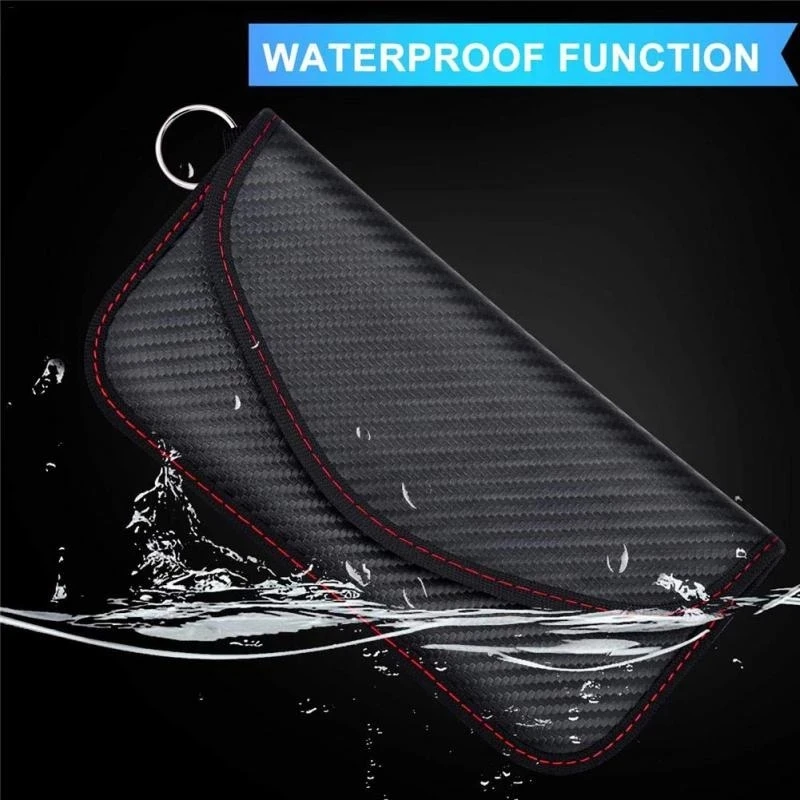 Car Keys Signal Blocker bag Remote Control Blocking Shielding Faraday Bag Protector Bag Keys Pouch Safe Lock Key Case