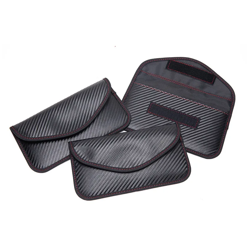 Car Keys Signal Blocker bag Remote Control Blocking Shielding Faraday Bag Protector Bag Keys Pouch Safe Lock Key Case