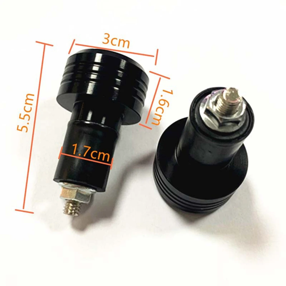 Universal 7/8" CNC Motorcycle Handlebars Bar Ends Grips Slider Vibration Handlebar Slugs Plug Handle Bar Sliders Dirt Bike