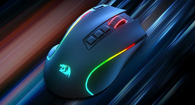 Redragon M612 PRO BT & 2.4RGB Gaming Mouse, 8000 DPI Wired/Wireless Optical Gamer Mice 11 Programmable Buttons & 6 Backlit Modes