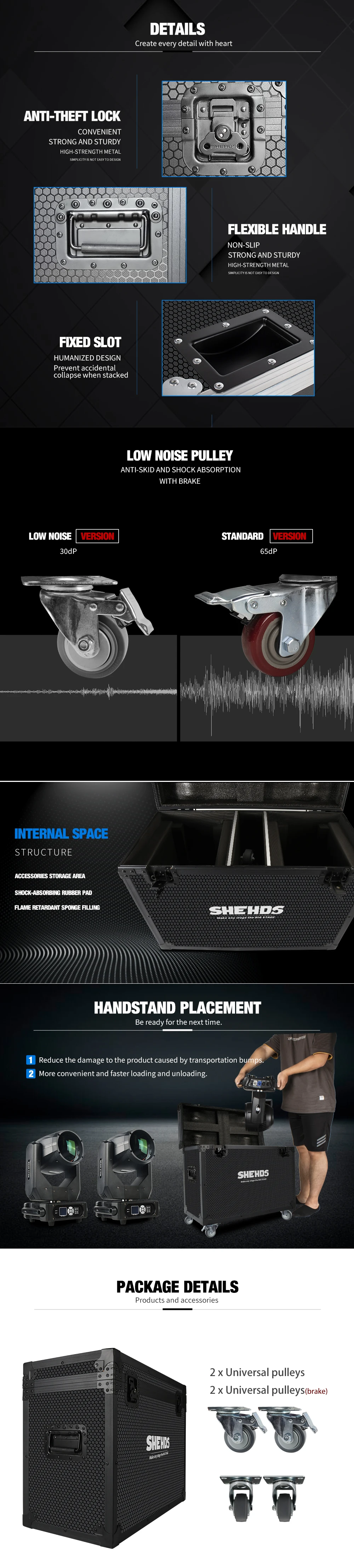 SHEHDS Flight Case 2 In 1 LED Wash 19x15W/Beam 275W 10R Fast Shipping for Disco KTV Party DJ Stage Equipment