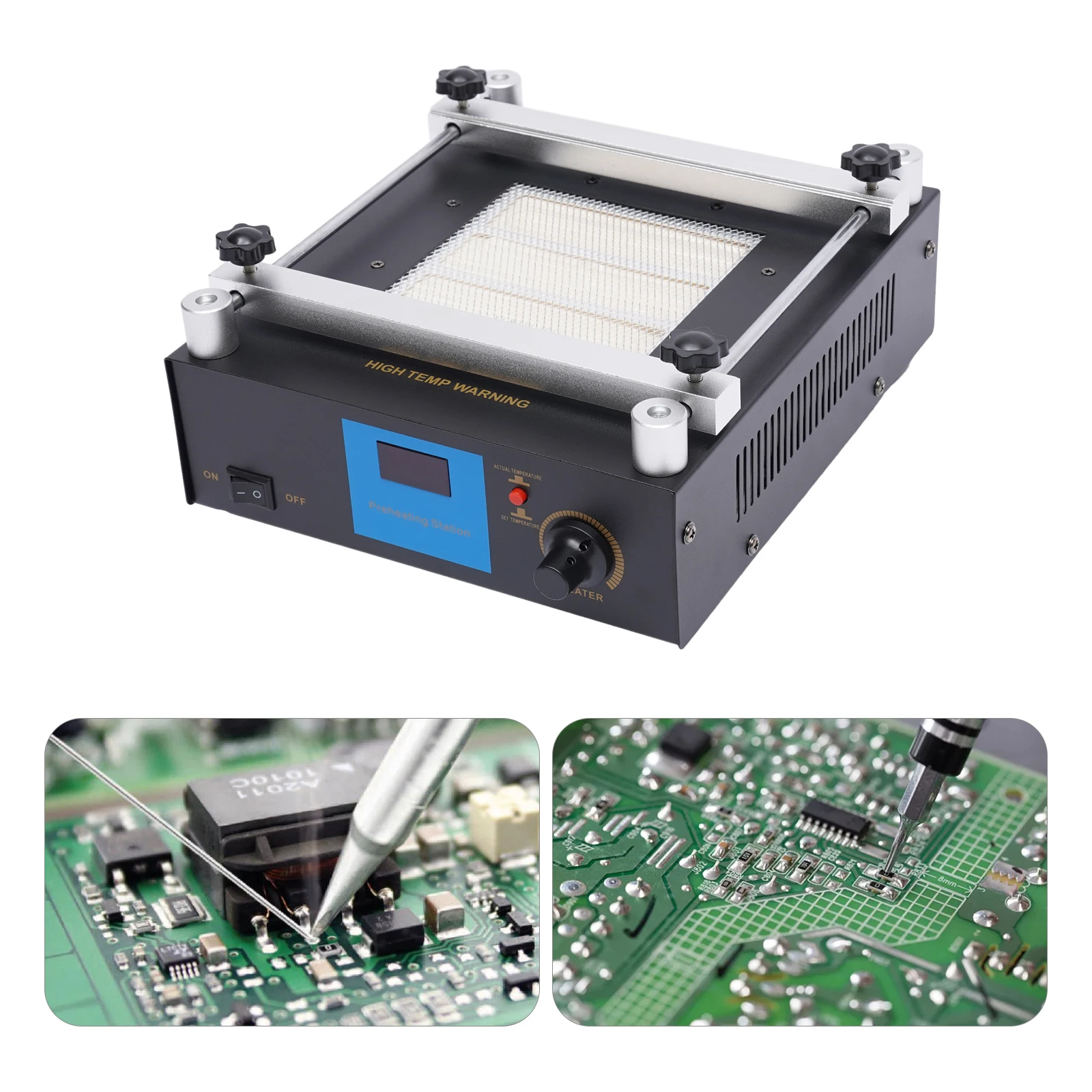 YIHUA 853A BGA IR Infrared Preheater Electronic Hot Plate Preheating Rework Station 110/220V 450W