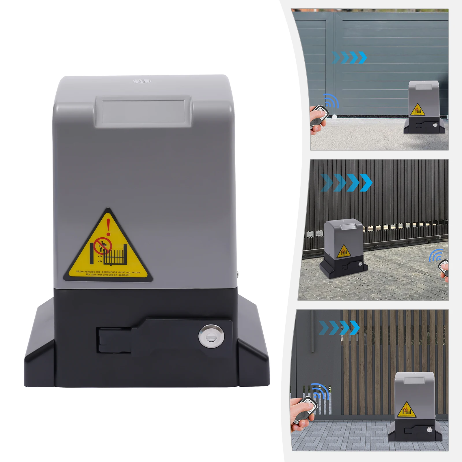 370W/550W/750W Sliding Electric Gate Opener Set Automatic Motor Hardware