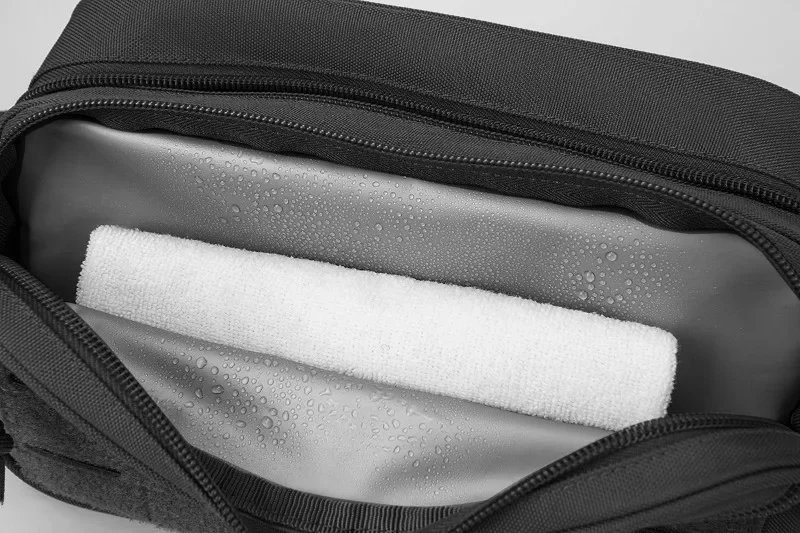 Toiletry Bag for Men Hygiene Bag Mens Shaving Kit Travel Shower Bag Waist Backpack Tool Molle Pouches Small Dopp Kit Belt Bag
