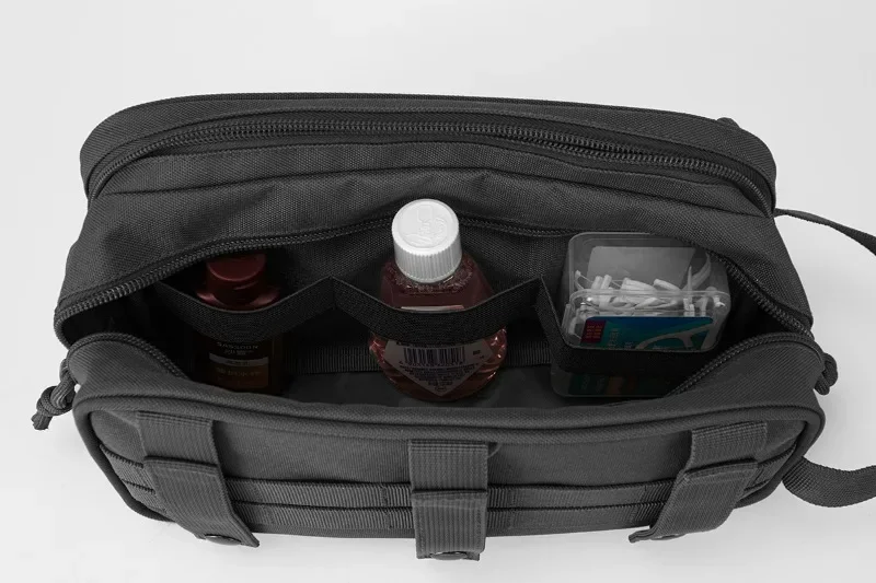 Toiletry Bag for Men Hygiene Bag Mens Shaving Kit Travel Shower Bag Waist Backpack Tool Molle Pouches Small Dopp Kit Belt Bag