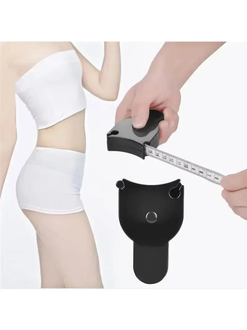 1set 70mm Skinfold Body Fat Caliper Set with Measure Tape Body Fat Monitors Body Fat Tester Skinfold Measurement accessory