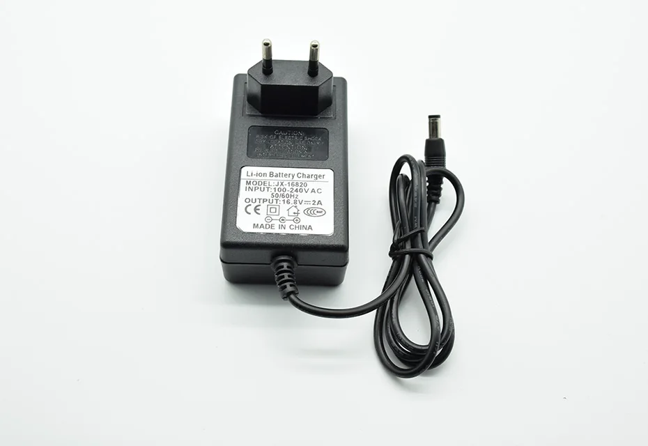 DC 8.4V 12.6V 2A 16.8V 2A 21V 1A Power Supply Charger EU Plug 5.5mm * 2.5mm(2.1mm) 100-240V 18650 Li-ion Battery Adapter