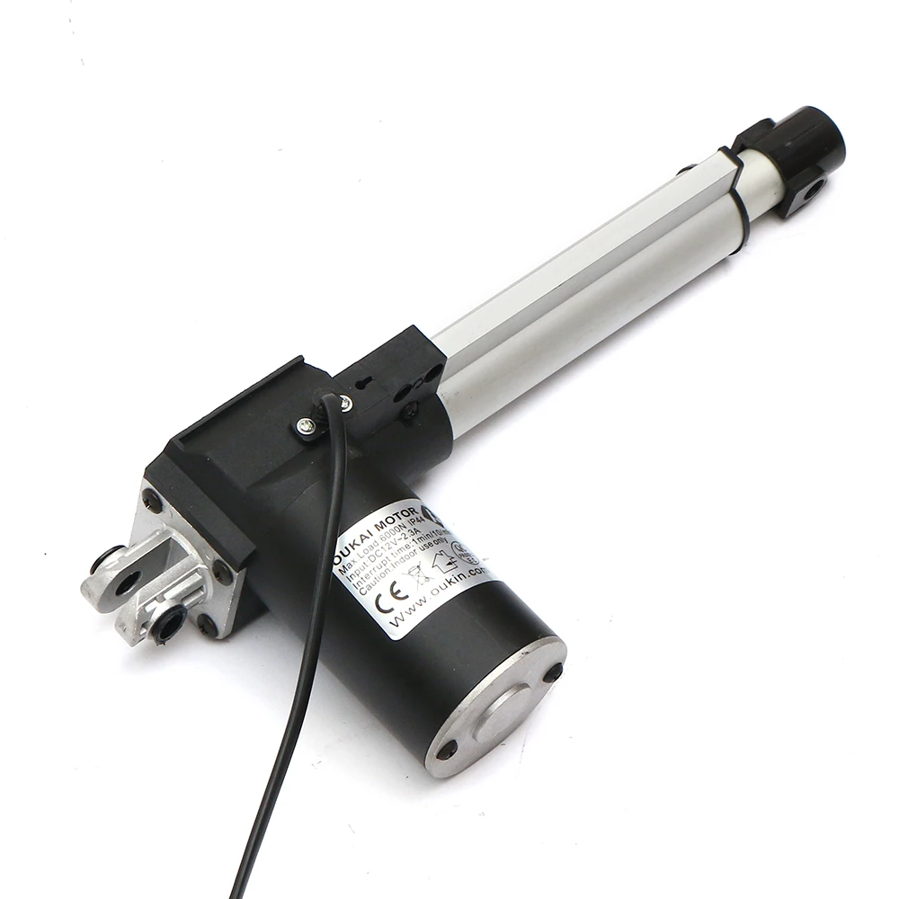 6000N 500mm 20 Inch Linear Actuator Electric Linear Motor Drive DC12V Pound Max Lift 12V Volt DC Motor 48db