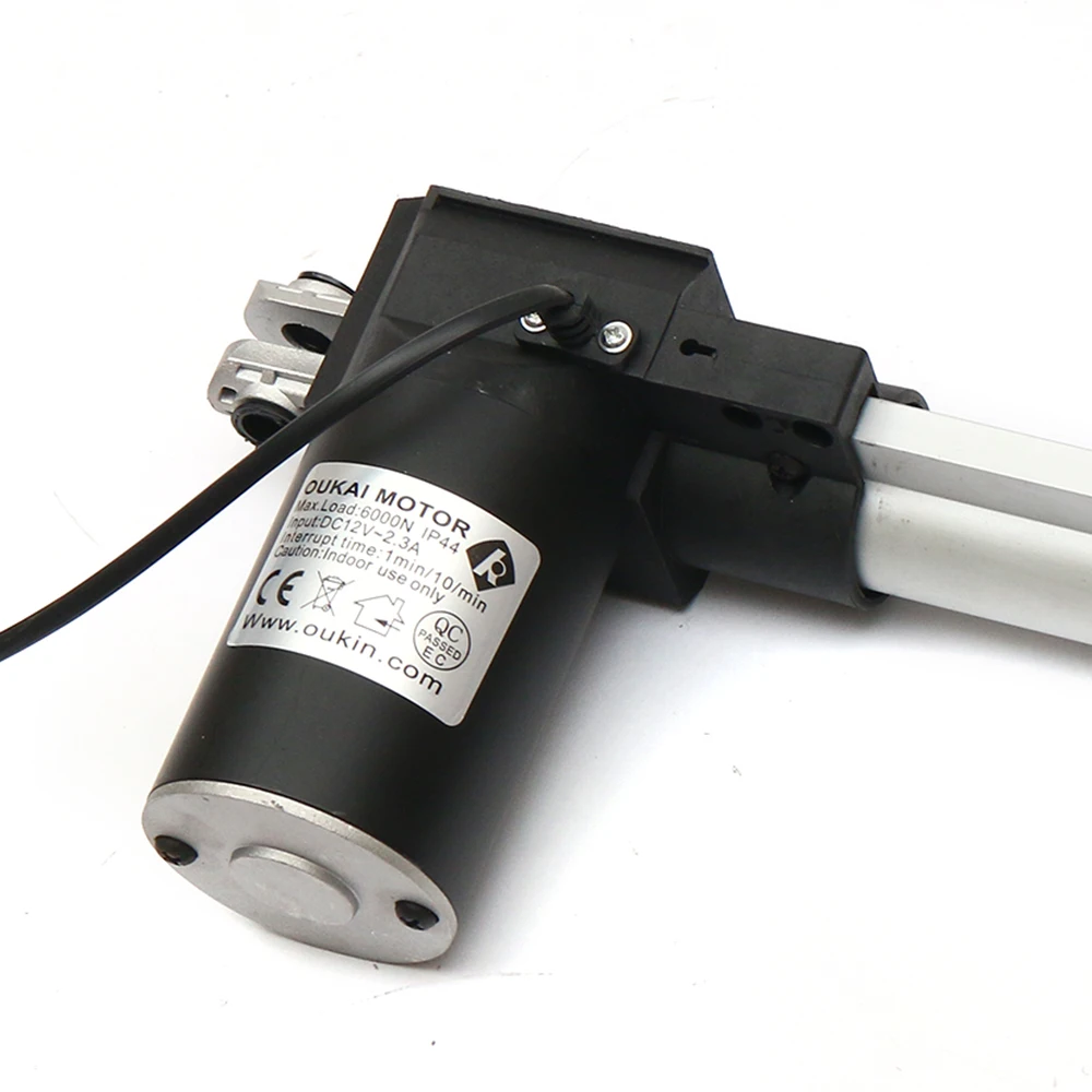 6000N 500mm 20 Inch Linear Actuator Electric Linear Motor Drive DC12V Pound Max Lift 12V Volt DC Motor 48db