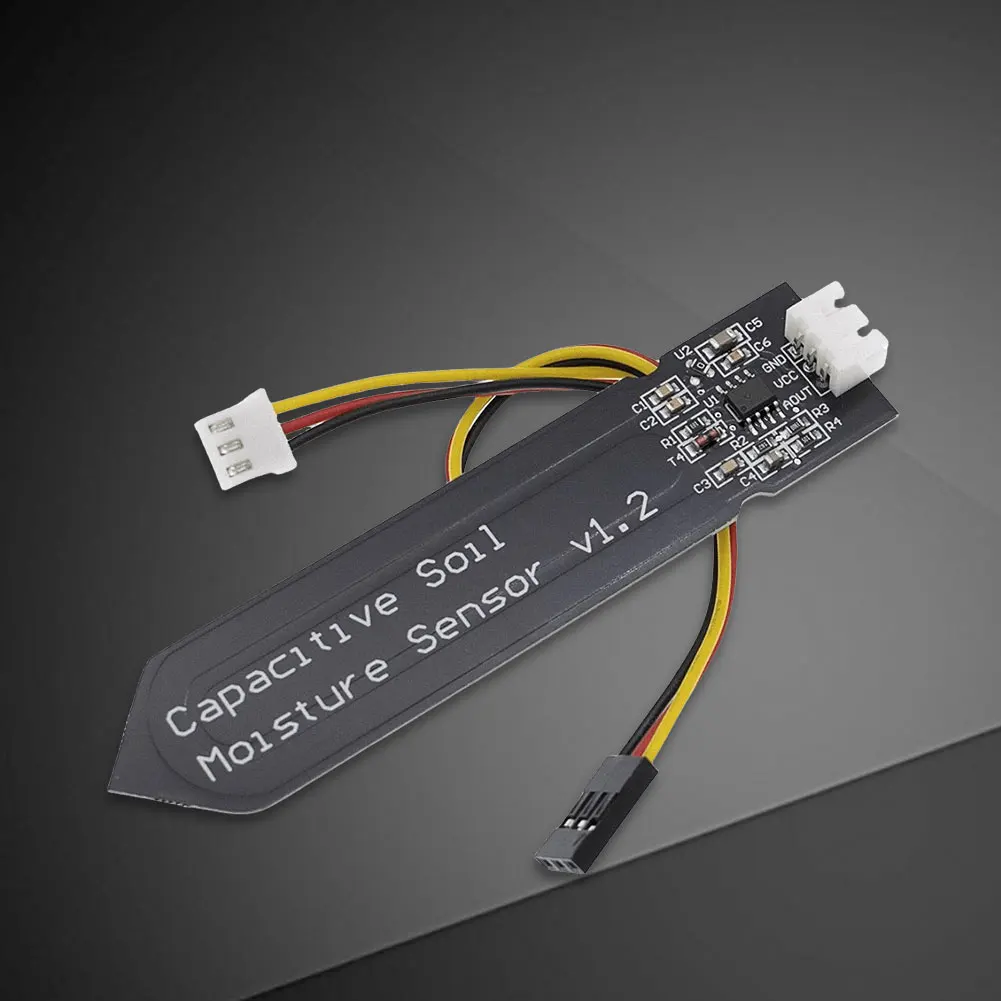 Capacitive Soil Moisture Sensor Module Wide Voltage 3.3V Corrosion Resistant W/ Gravity for Arduino Soil Moisture Sensor Board