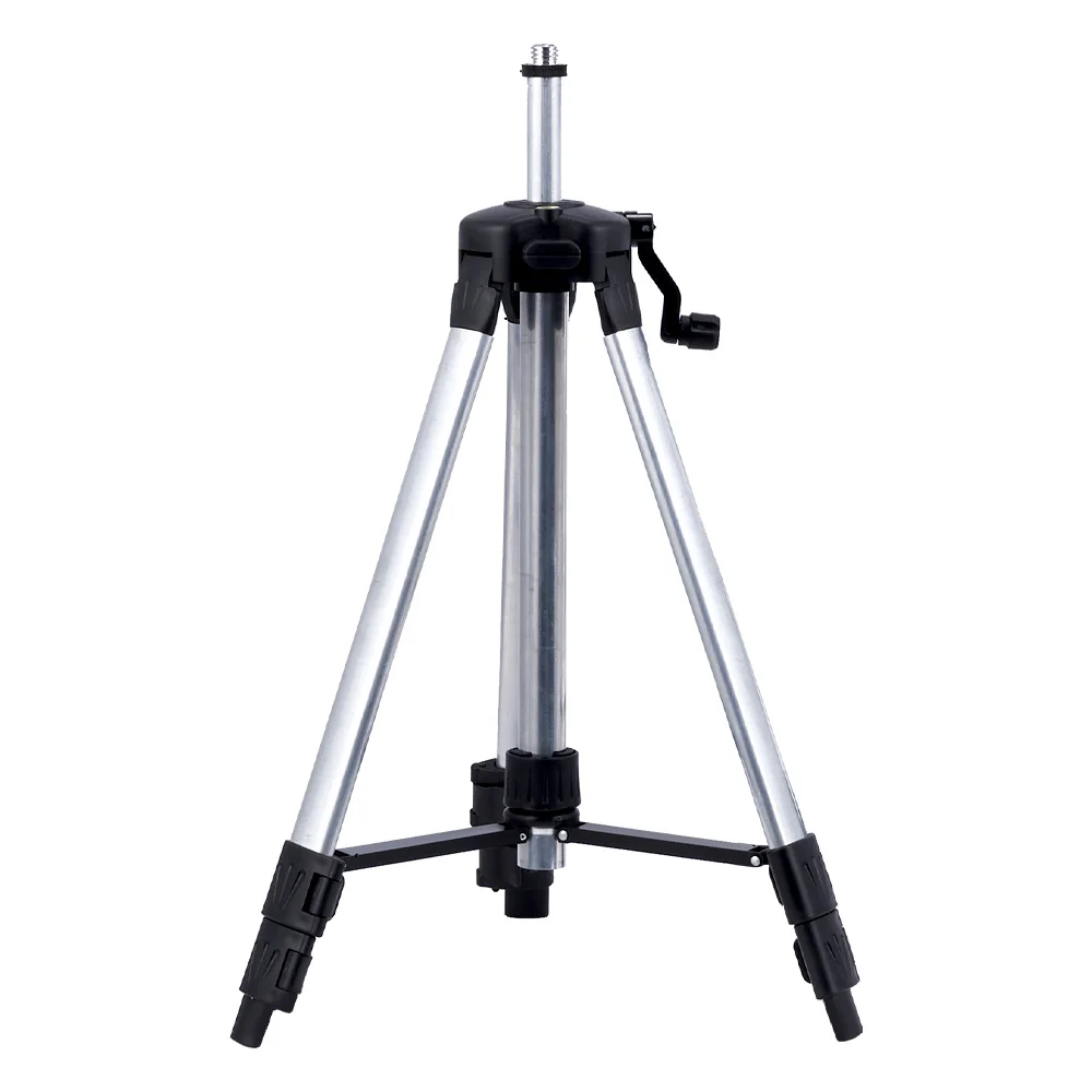 HGLINE 1.2M/1.5M Stretchable Laser Level Tripod Suitable for 5/8 Inch Laser Level Tools Aluminum Tripod with Lifting Rocker