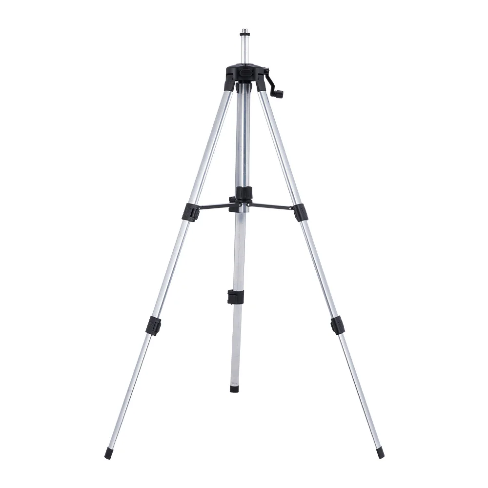 HGLINE 1.2M/1.5M Stretchable Laser Level Tripod Suitable for 5/8 Inch Laser Level Tools Aluminum Tripod with Lifting Rocker