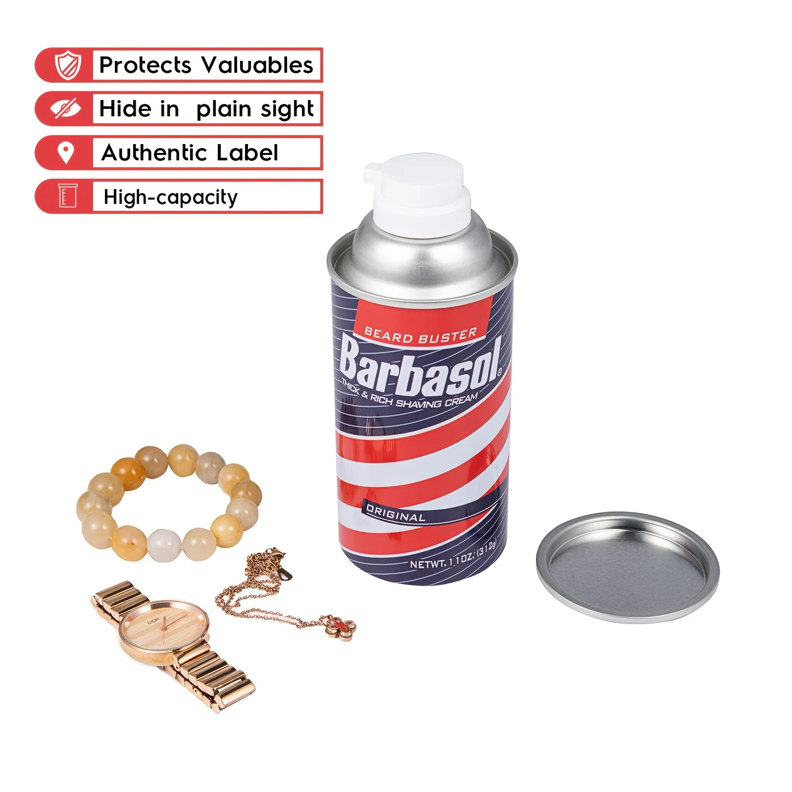 Diversion Safe Shaving A Food Grade Smell Proof Bag With Cream Stash Hidden