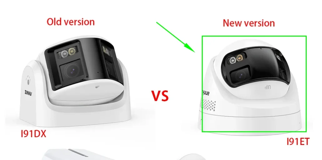 ANNKE 8MP Camera Security Dual Lens Human Detect Two Way Audio 180° Wide View Angle Panoramic Dual Lens Poe IP Camera