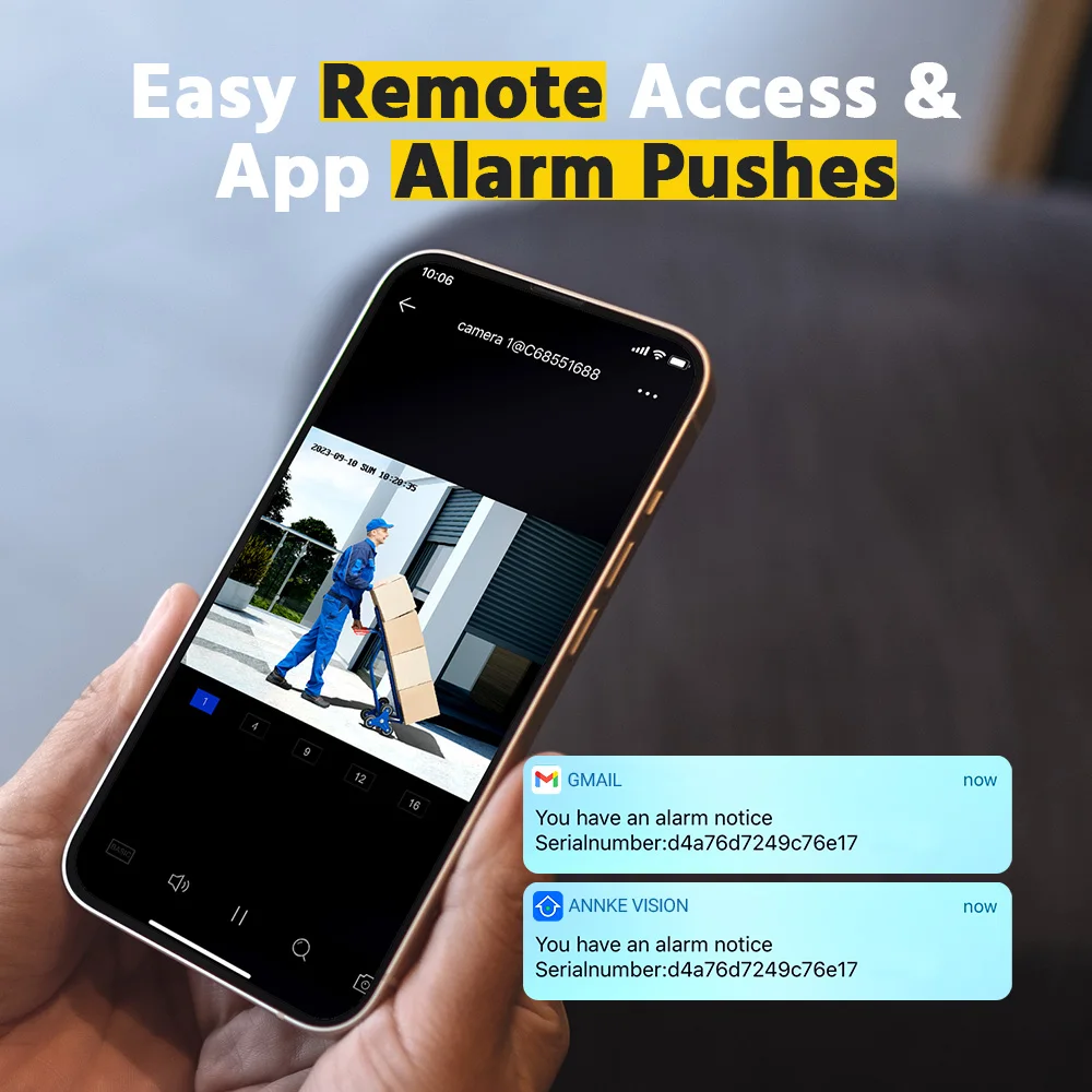 ANNKE 8MP Camera Security Dual Lens Human Detect Two Way Audio 180° Wide View Angle Panoramic Dual Lens Poe IP Camera