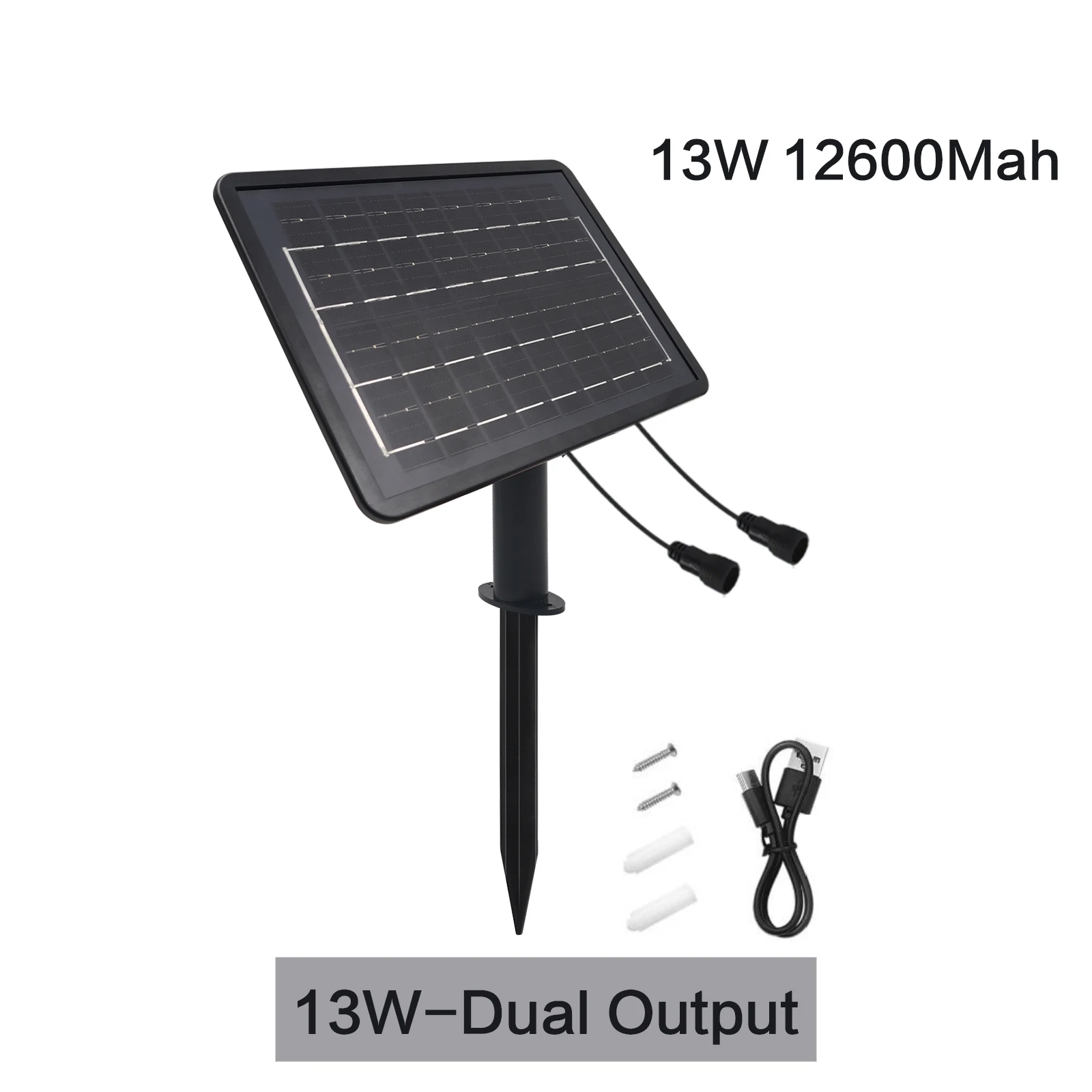 12V 24V Solar Battery Box Kit With 1.2M 3M 4.2M Wire 1.3W 2.8W 6W 13W 8 Lighting Mode Solar Panel for LED String Light COB Strip