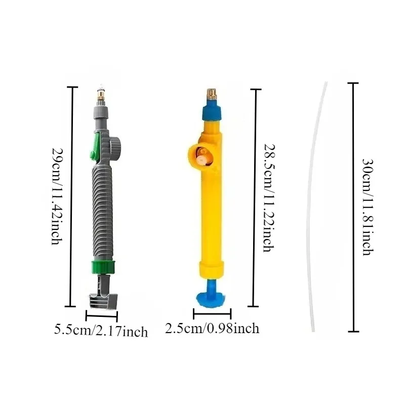Manual Sprayer High Pressure Pump Adjustable Beverage Bottle Nozzle Garden Irrigation Tools Agricultural Irrigation Sprinkler