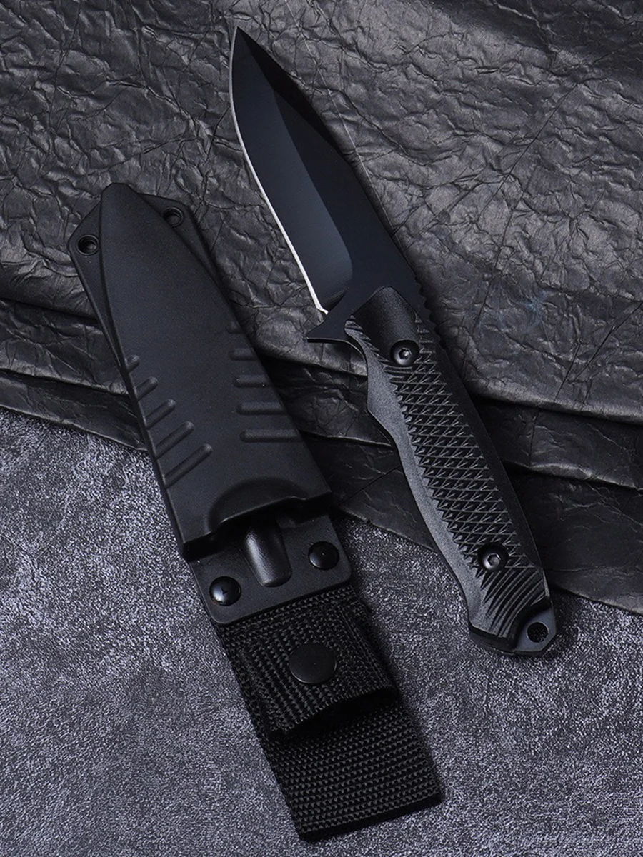 Black Blade Fruit Knife, High-End Multi-Function Knife, Western Knife, Steak Knife, Barbecue Knife, Peeling Knife