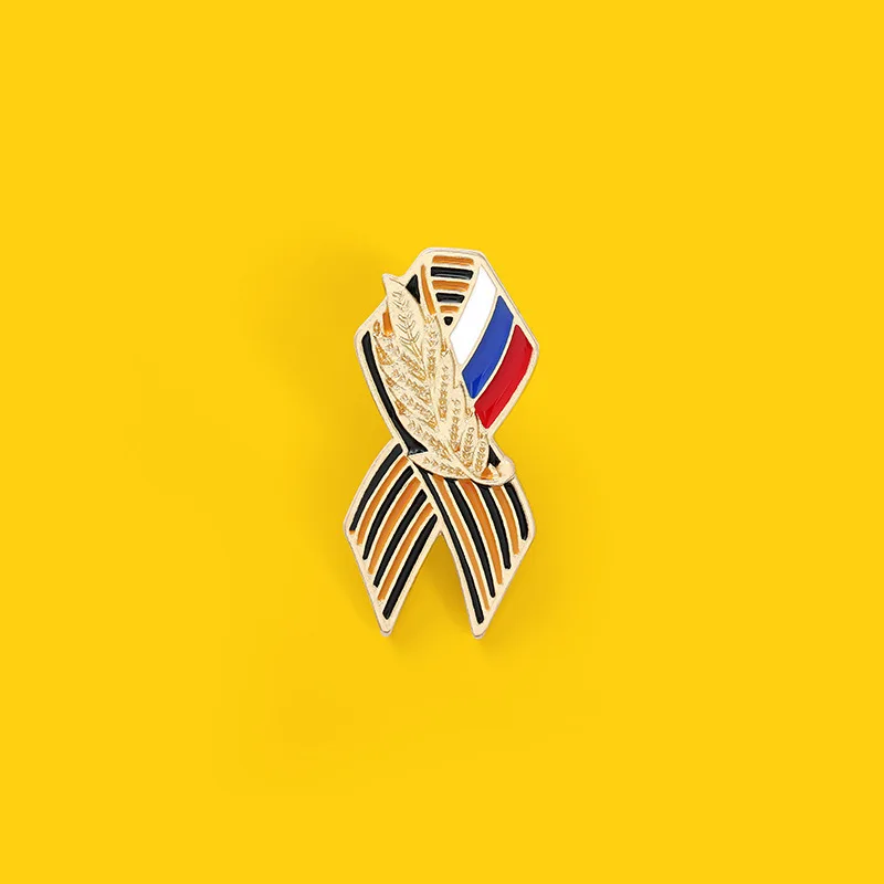 Russia Victory Day 9 May Badge Pin George Ribbon Brooch Remember I'm Proud Soviet Star Dove Brooch 2025 Holiday Souvenir Gift
