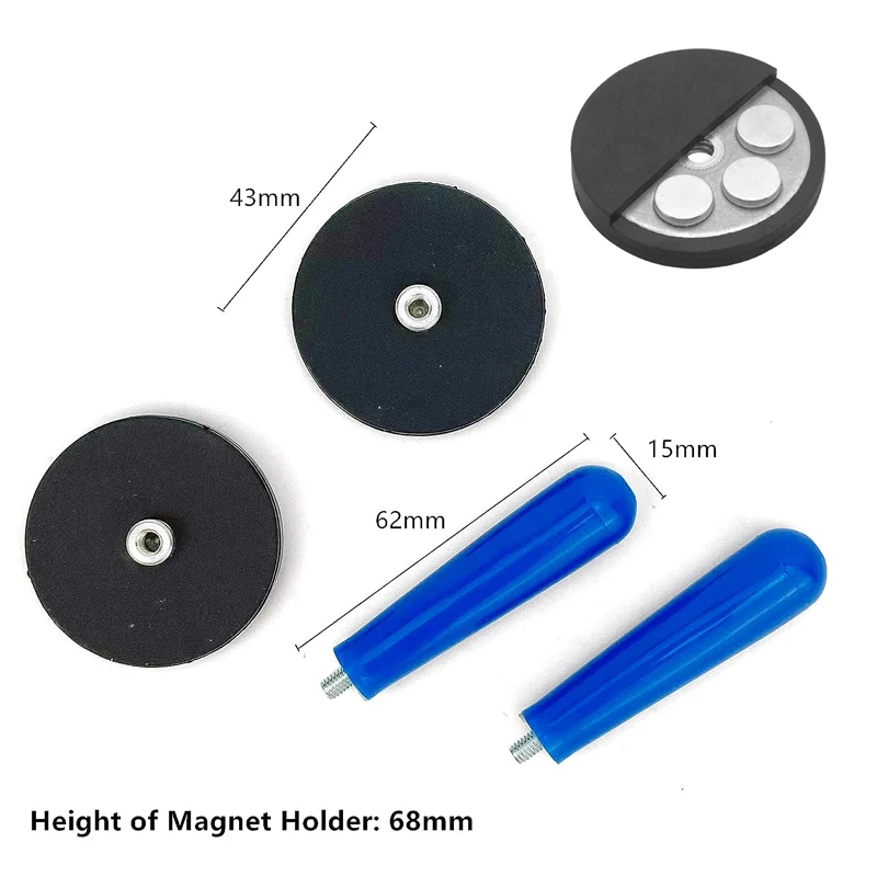 Vinyl Wrap Magnets Heavy Duty Magnetic Gripper Tools for Car Wrapping Window Tint Sign Vinyl Film Stickers Install Tool 2-10pcs
