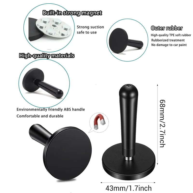 Vinyl Wrap Magnets Heavy Duty Magnetic Gripper Tools for Car Wrapping Window Tint Sign Vinyl Film Stickers Install Tool 2-10pcs
