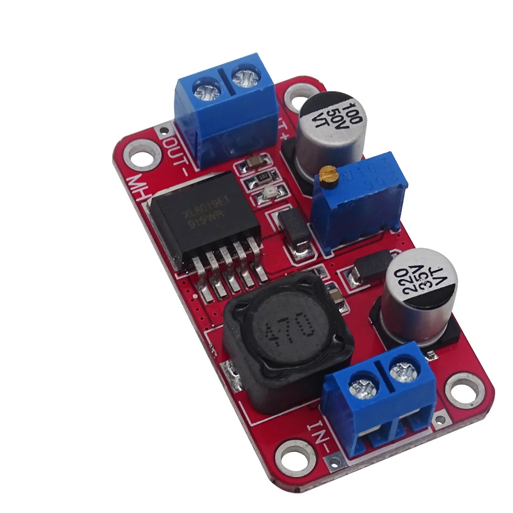XL6019 5A High Power Current DC-DC Step Up Power Module Boost Volt Converter 3.3V-35V To 5V 6V 9V 12V 24V Power Module