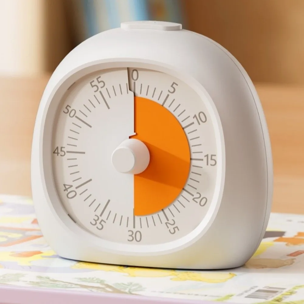 Portable Plastic Visual Timer 60 Minute Silent Countdown Timer Focus Aid Study Timer Kids Study